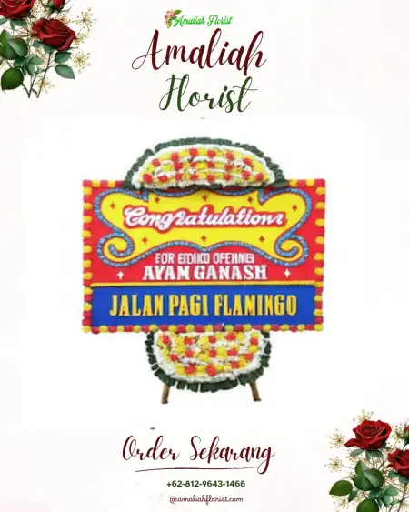 Sewa Papan Bunga Mangoli Utara